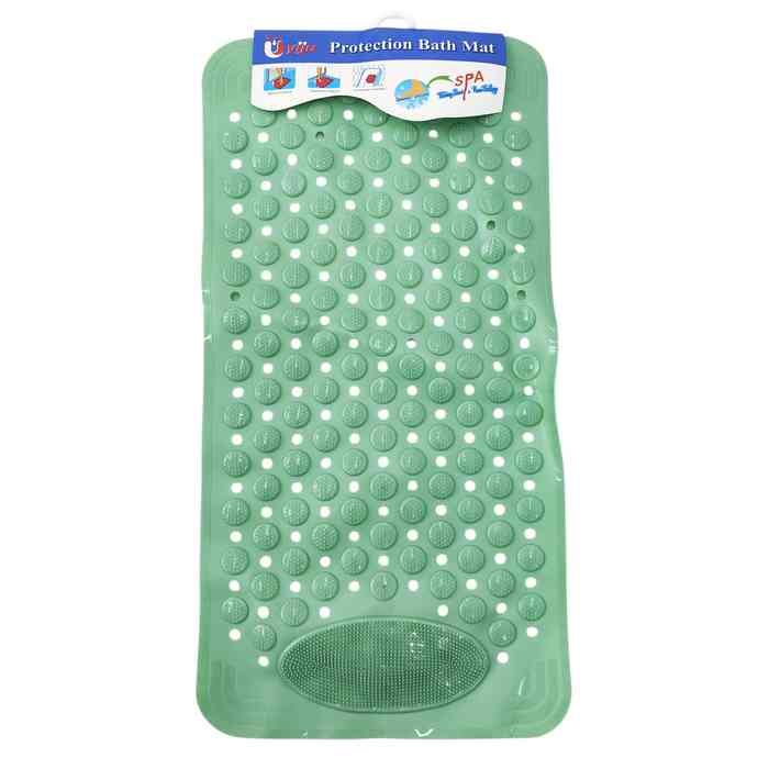 [HA5063] Alfombra para baño, de PVC, con exfoliante para pies, con ventosas, varios colores