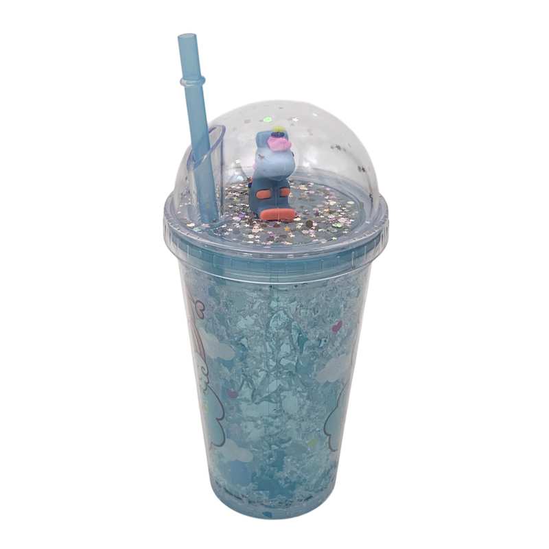[HA5066] Vaso de acrílico con sorbito 450ml, tapa rosca, varios colores