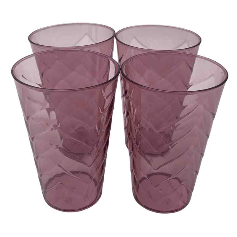 Vaso de acrílico x4, varios colores