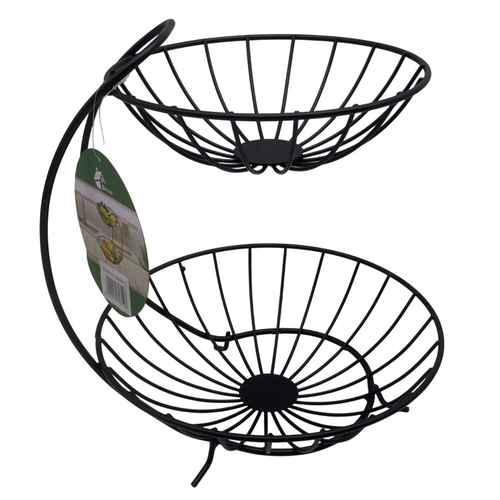 Centro de mesa frutero de metal