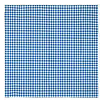 [HA5171C] Mantel cuadrado, 55% algodón 45% poliéster, 140x140cm, azul, Berlina by Teka