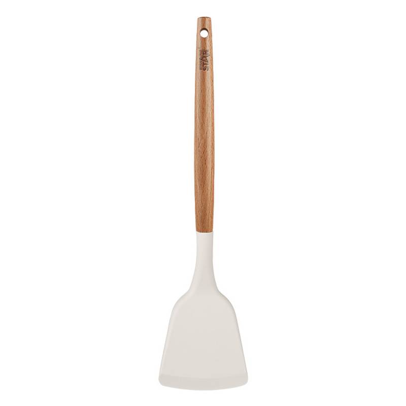 [HA5204] Espátula de silicona con mango de madera, en cartón, WINNING STAR