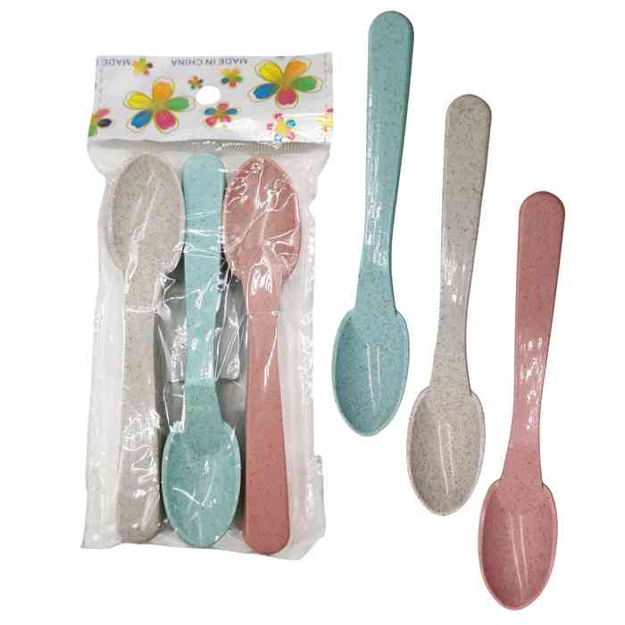 Cuchara para servir, de plástico x12, varios colores