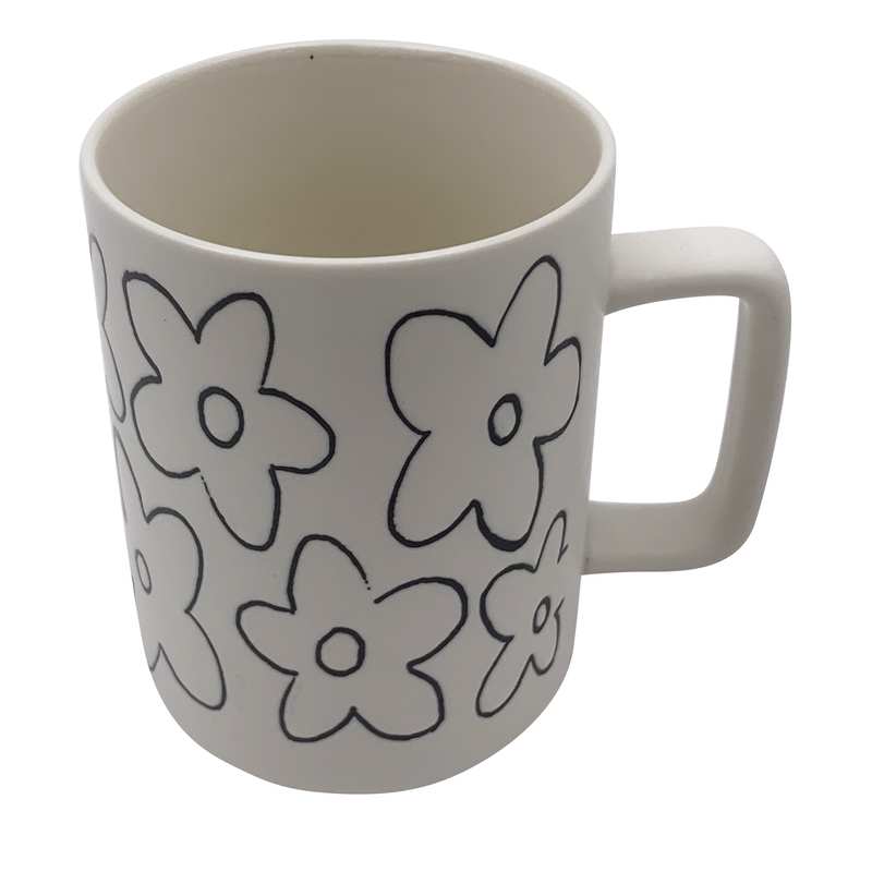 Taza de loza 350ml, varios diseños