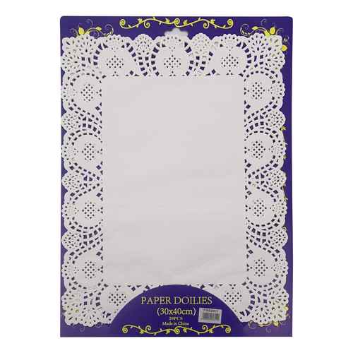 [HA5326] Rodal blonda de papel, para tortas, x20, en bolsa