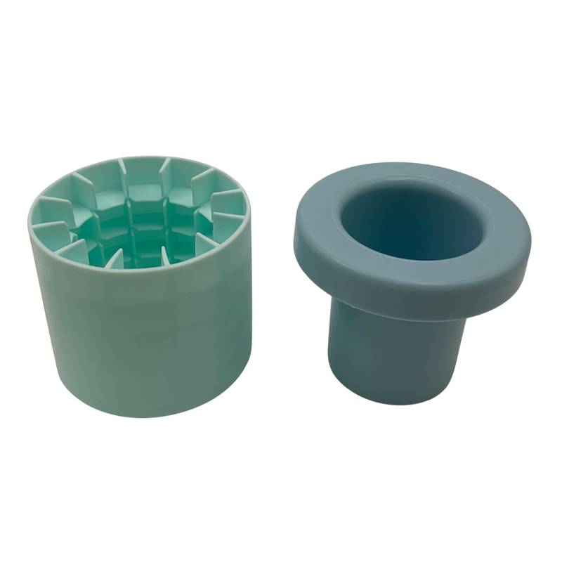 [HA5395] Cubetera de plástico y silicona, saca fácil los cubos de hielo, en caja, varios colores