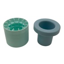 Cubetera de plástico y silicona, saca fácil los cubos de hielo, en caja, varios colores