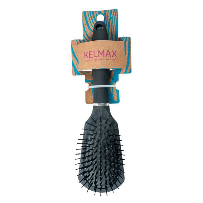 [HC0660] Cepillo para pelo NEGRO neumático, Kelmax