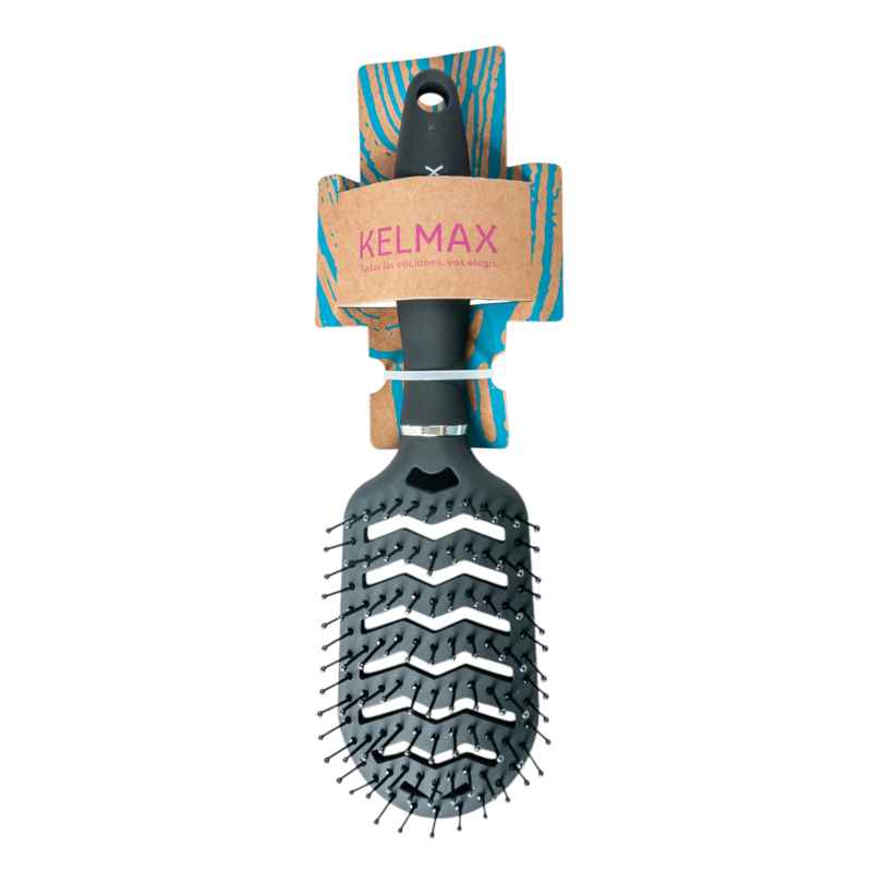 [HC0670] Cepillo para pelo NEGRO araña, Kelmax