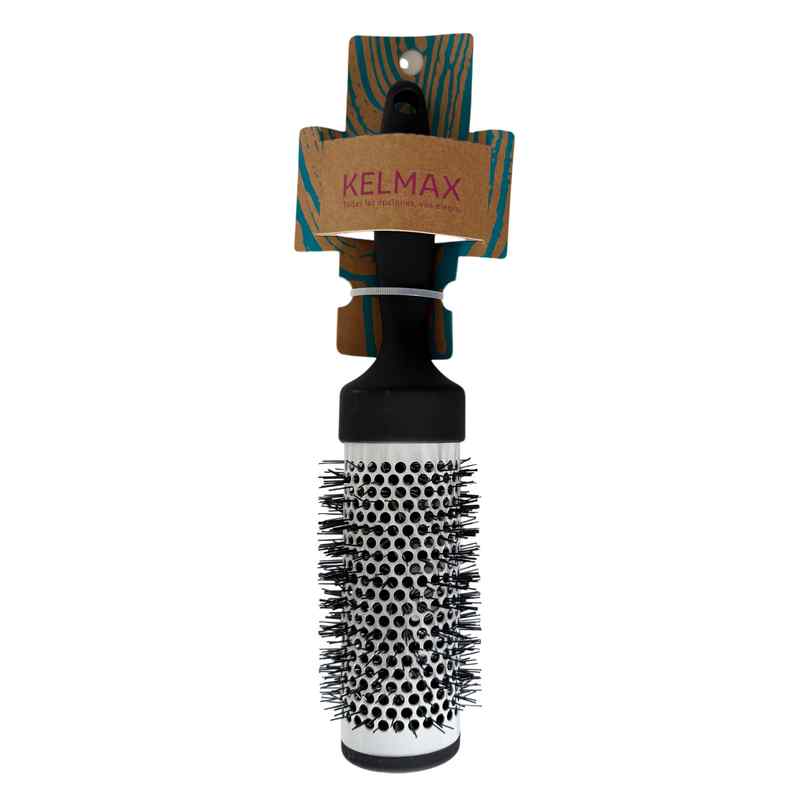Cepillo para pelo NEGRO redondo, Kelmax