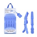 Pinza cocodrilo para cabello x5, de plástico, en bolsa