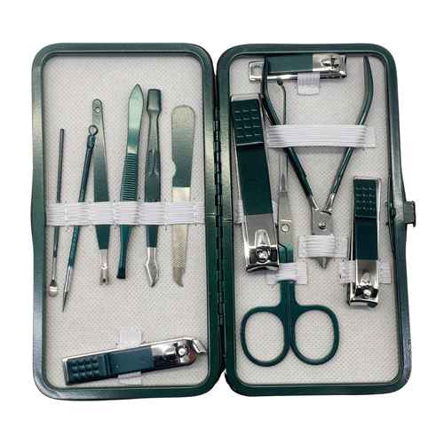 [HC1555] Set de manicuría, 12 piezas, en estuche