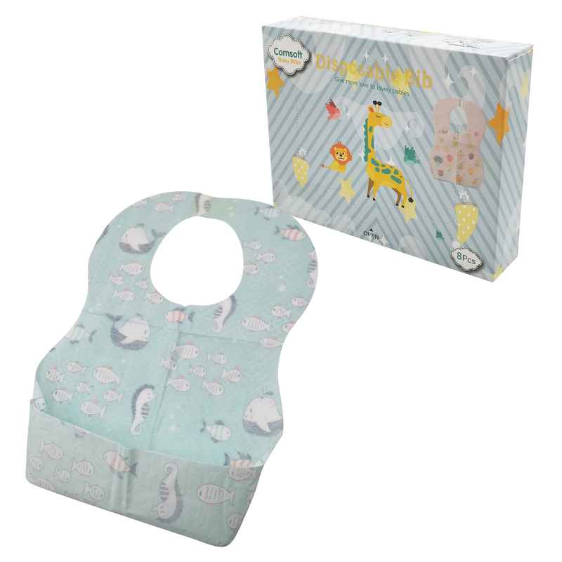 [HC1586] Babero descartable x8, en caja