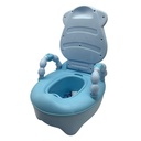 Pelela de plástico WC con tapa, varios colores