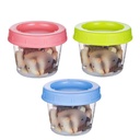 Vianda recipiente de plástico x3 120ml MOMEASY