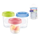 Vianda recipiente de plástico x3 180ml MOMEASY