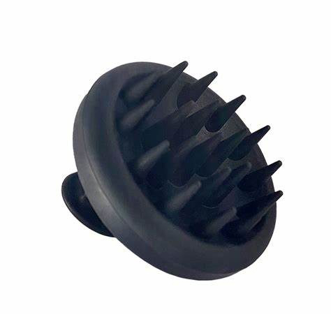 [HC1794] Cepillo con agarre, masajeador para cuero cabelludo, de silicona varios colores