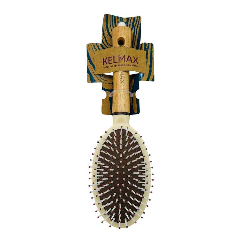 [HC1814] Cepillo para pelo mango de madera neumático, Kelmax