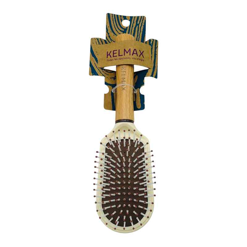 [HC1816] Cepillo para pelo mango de madera neumático, Kelmax
