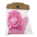 Esponja exfoliante guante, en bolsa, varios colores