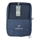 Neceser para viaje de tela, ideal para zapatos, Berlina Travel AZUL
