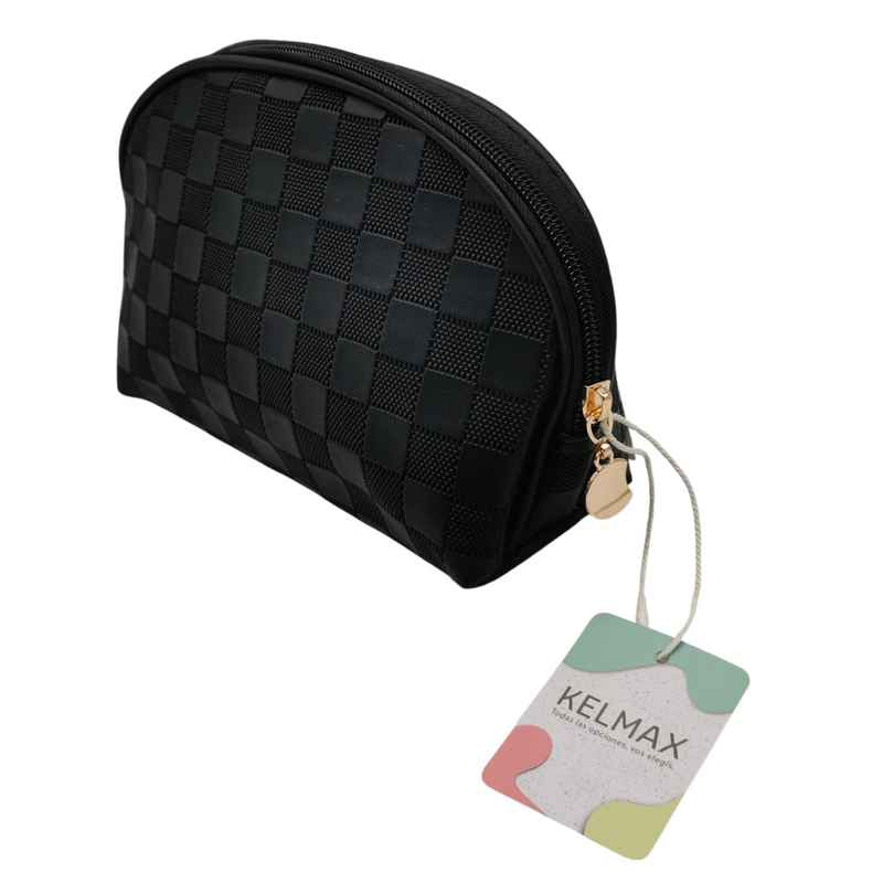 Neceser de PU con cierre NEGRO, Kelmax