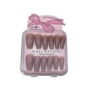 Uñas postizas adhesivas, PACK x12, varios colores