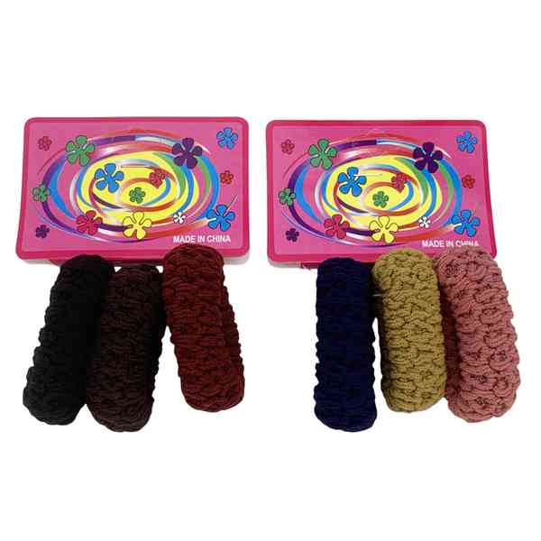 Gomitas para pelo x3, en cartón, PACK x12
