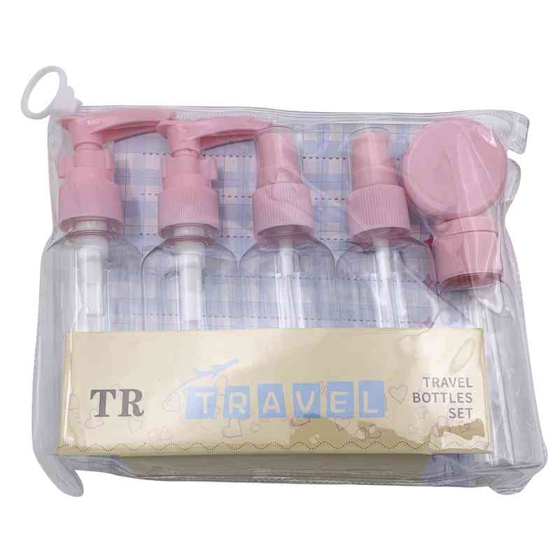 [HC2003] Frasco para viaje x5 en sobre de PVC, varios colores