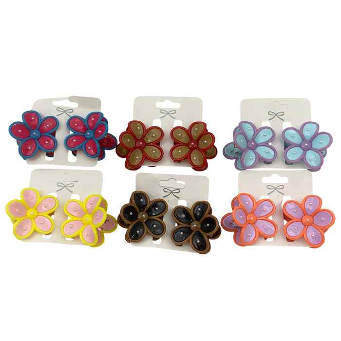[HC2039] Pinza para pelo x2, varios colores, PACKx6
