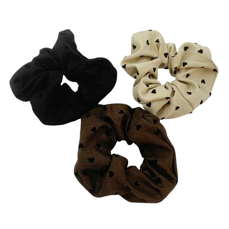 [HC2041] Gomitas para pelo, de tela, PACKx12, colores surtidos