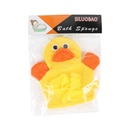 Esponja para baño guante, en bolsa, varios diseños infantiles