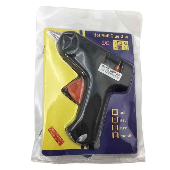 Pistola de silicona chica, para barra fina, en blister