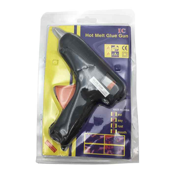 [HE0369] Pistola de silicona grande, para barra gruesa, en blister
