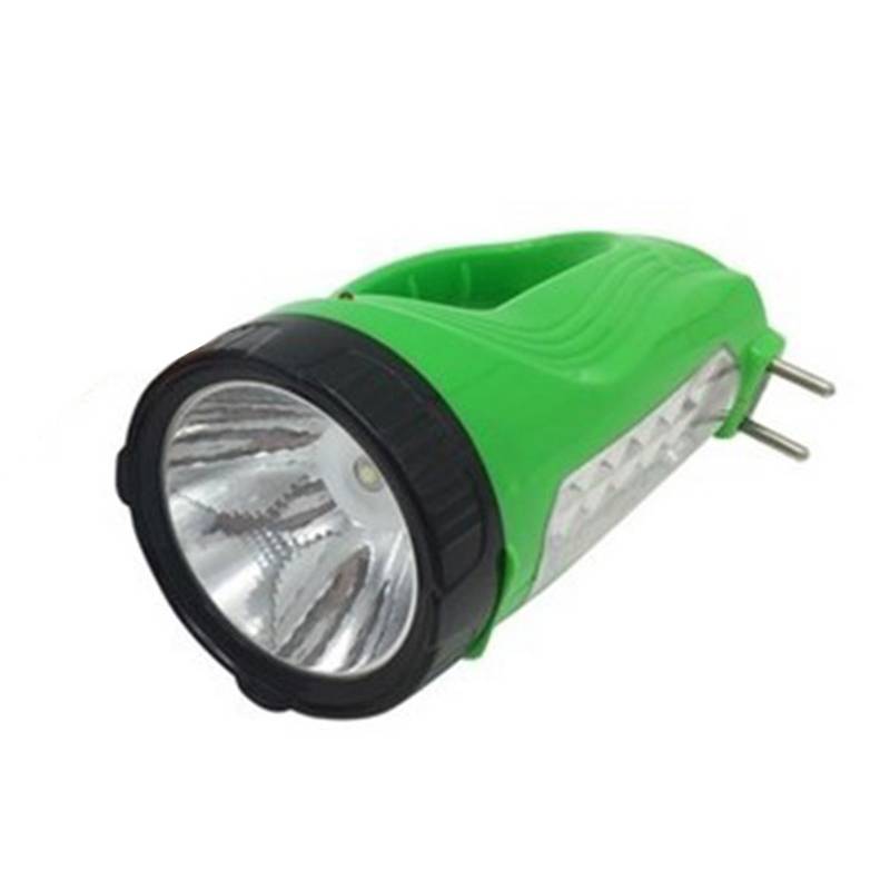 [HE1121] Linterna 1+12 led recargable con asa, en caja