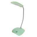 Lámpara touch flexible, 18 led, recargable con cable USB, en caja, varios colores