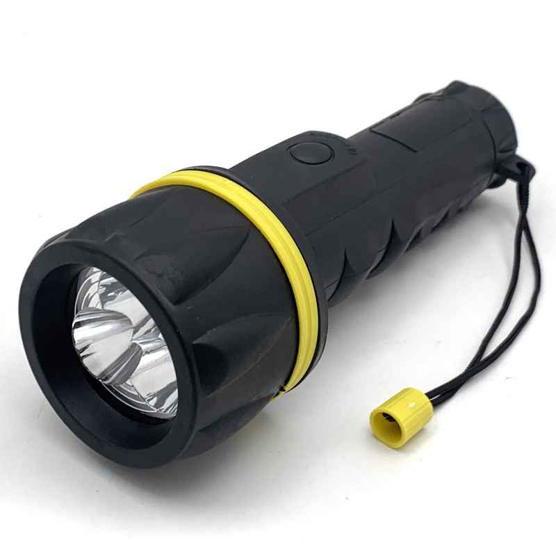 [HE1495] Linterna 3 led, 2 pilas D, en caja