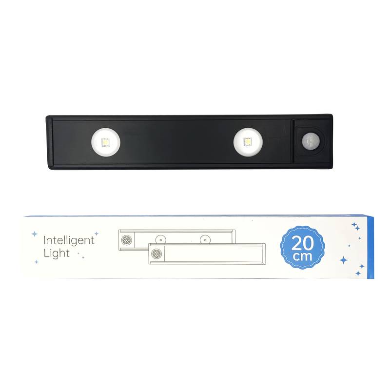 [HE1513] Lámpara recargable 2 leds, aluminio, en caja