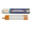 Lámpara luz de emergencia 8hs para colgar,4 intensidades, recargable USB, en caja