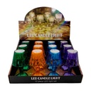 Lámpara LED portátil mini varios colores CAJA x12