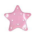 Lámpara LED, 2AA, estrella varios colores