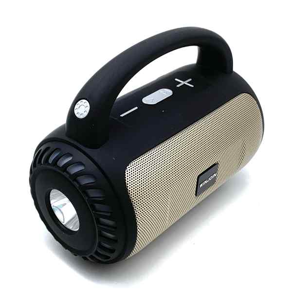 [HE1631] Parlante bluetooth, RGB, con linterna, recarga USB en caja, varios colores