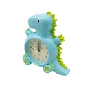 Despertador de plástico infantil, 1AA, varios colores, en caja