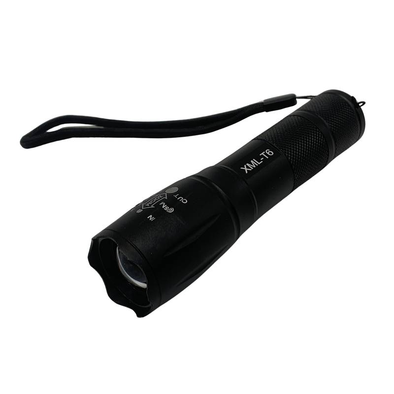 [HE1657] Linterna 1 led de aluminio 3AA, en caja