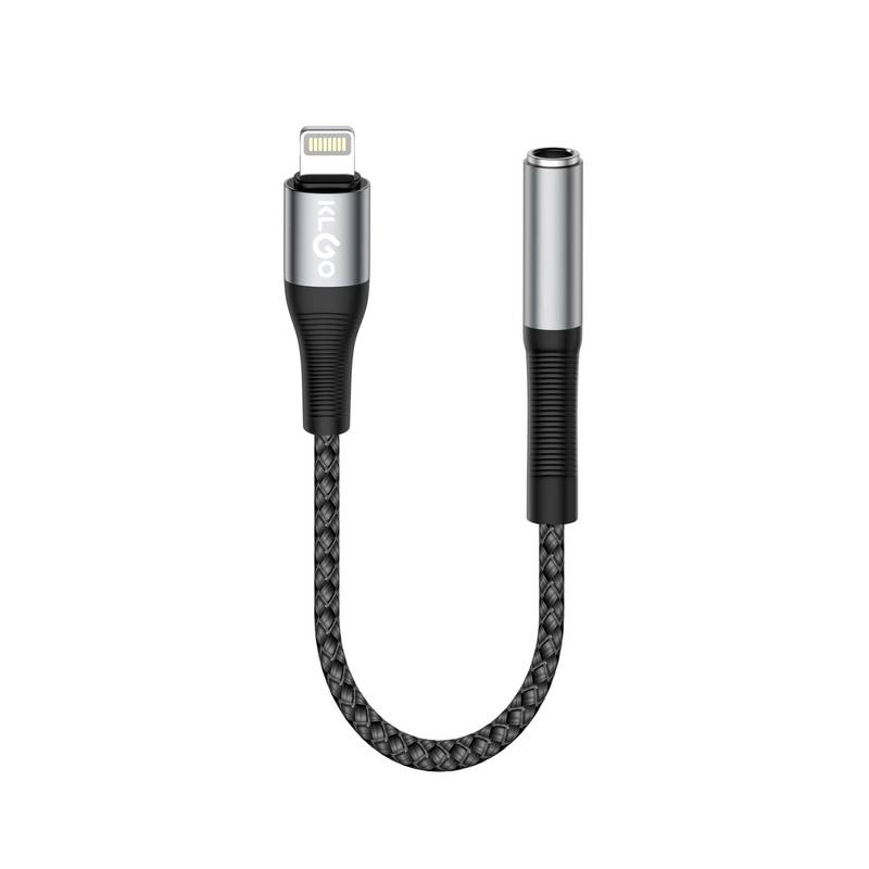 Cable adaptador para auriculares, Lightning, KLGO en caja