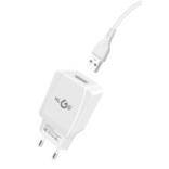 [HE1721] Cargador para celular con cable, USB-Lightning, KLGO en caja