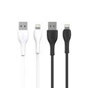 Cable USB-Lightning 1m, varios colores, KLGO en caja