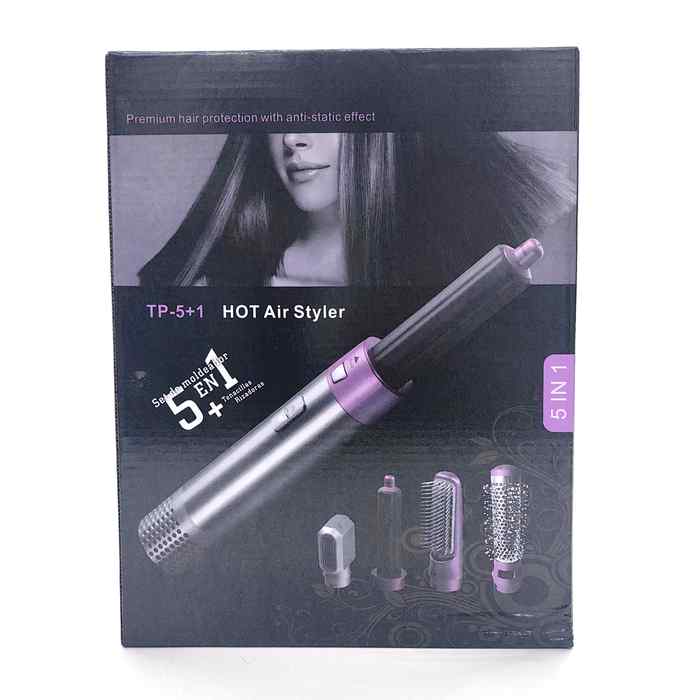 [HE1791] Secador de pelo rizador, ondulador, 5en1, en caja