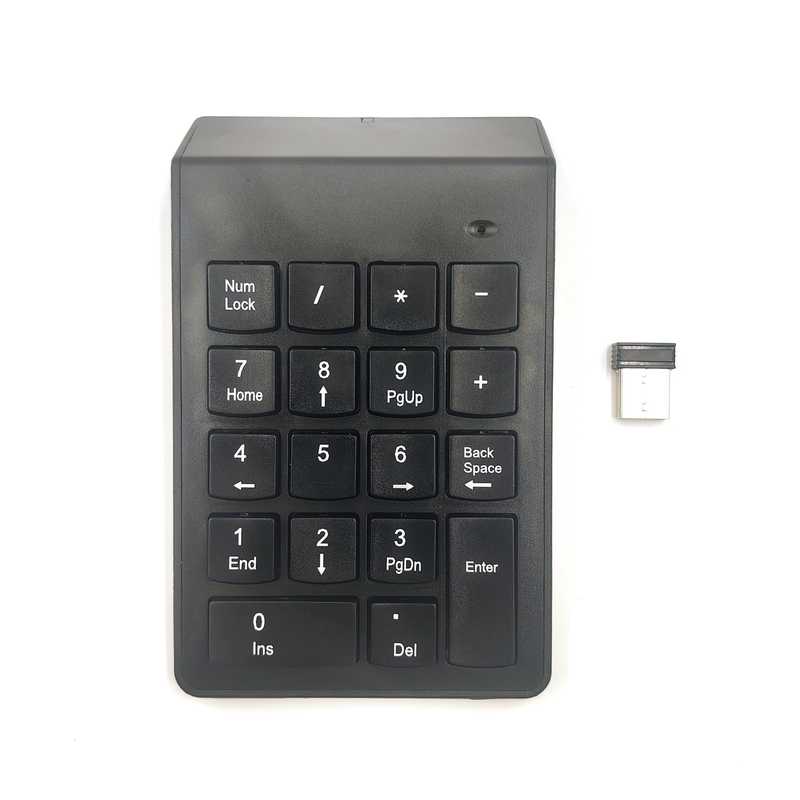 [HE1793] Teclado numérico inalámbrico 2.4GHz, en caja