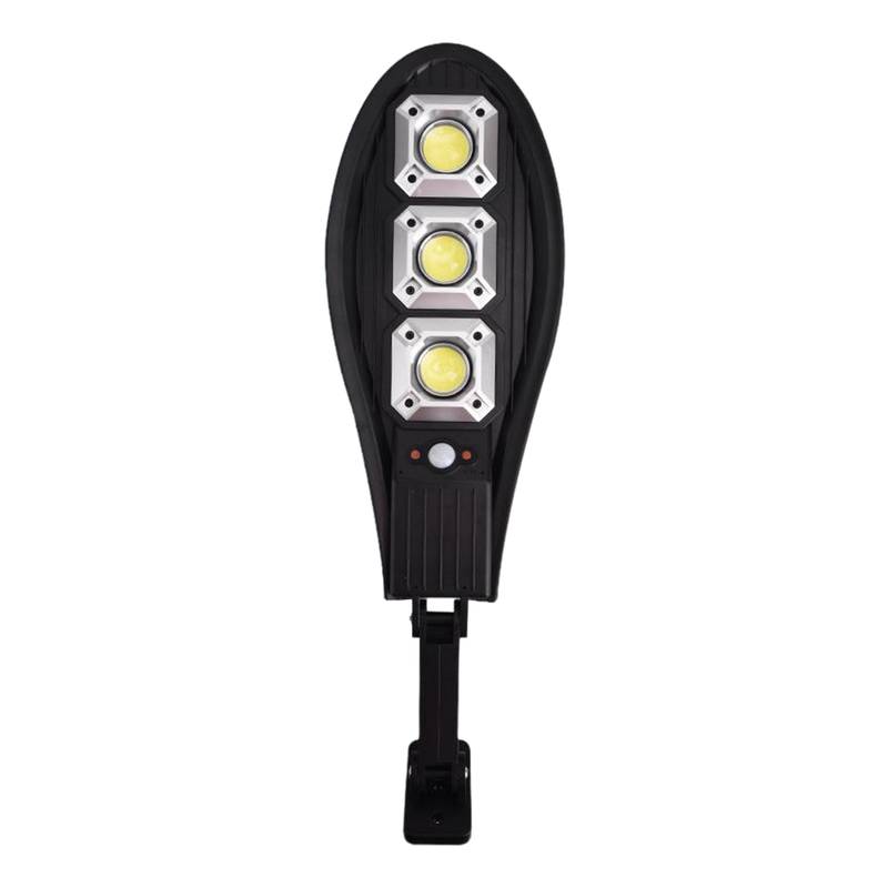 Farol de pared 3 lámparas led, recarga solar, en caja